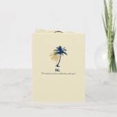 Het marineblauwe Gouden Paspoort van het Huwelijk (Achterkant)