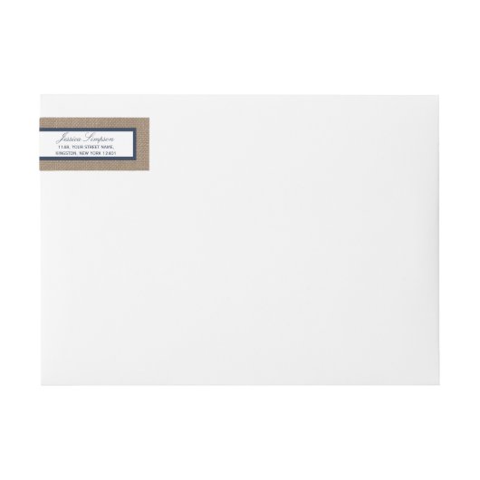 Het marinesanker op het Collectie van de Burlap Be (Voorkant)