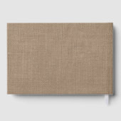 Het marinesanker op het Collectie van de Burlap Be Gastenboek (Achterkant)