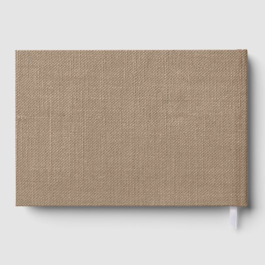 Het marinesanker op het Collectie van de Burlap Be Gastenboek (Achterkant)