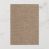 Het marinesanker op het Collectie van de Burlap Be Informatiekaartje (Achterkant)