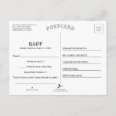 Het marinesanker op het Collectie van de Burlap Be Uitnodiging Briefkaart (Achterkant)