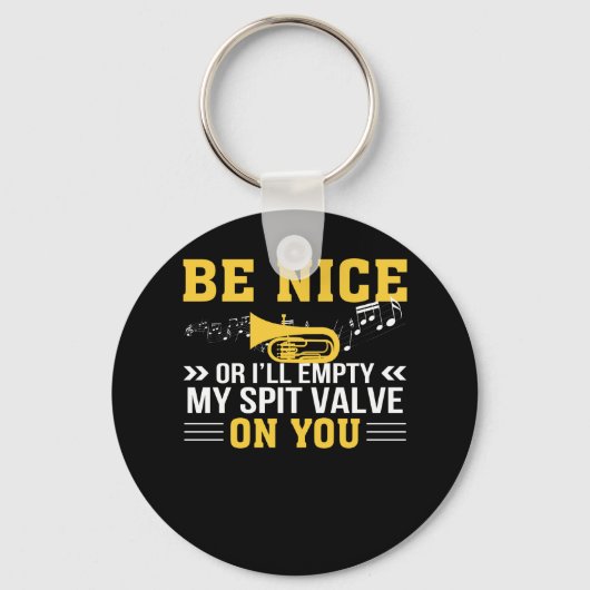 Het markeren van de Lege Klep van de Band op u Sleutelhanger (Voorkant)