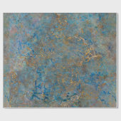 Het Marmer van de Lapis lazuli van de luxe Cadeaupapier (Vlak)