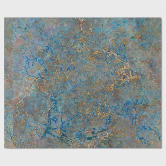 Het Marmer van de Lapis lazuli van de luxe Cadeaupapier (Vlak)