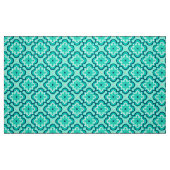 Het Marokkaanse Tile Pattern, Aqua en Turquoise Stof (Fat Quarter)