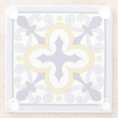 Het Marokkaanse Tiles Pattern #2 Glazen Onderzetter (Achterkant)