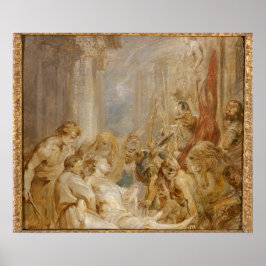 Het martelaarschap van de heilige Adrianus Poster