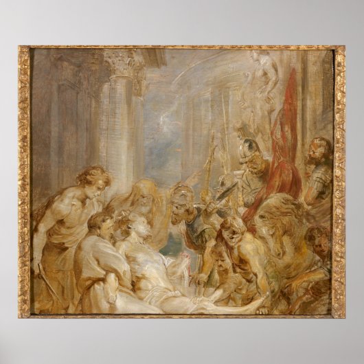 Het martelaarschap van de heilige Adrianus Poster (Voorkant)