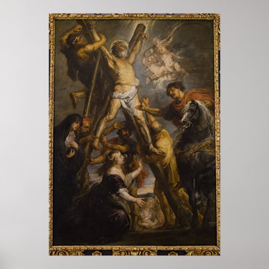 Het martelaarschap van de heilige Andreas Poster (Voorkant)