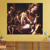 Het martelaarschap van Saint Matthew door Caravagg Canvas Afdruk (Insitu (Woonkamer))