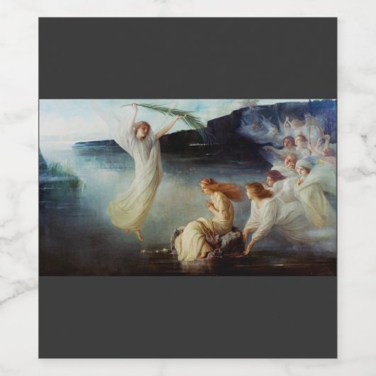 Het martelaarschap van Sint-Cristina Wijn Etiket (Enkel label)