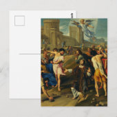 Het martelaarschap van Sint Stefanus Briefkaart (Voorkant / Achterkant)