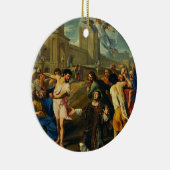 Het martelaarschap van Sint Stefanus Keramisch Ornament (Rechts)