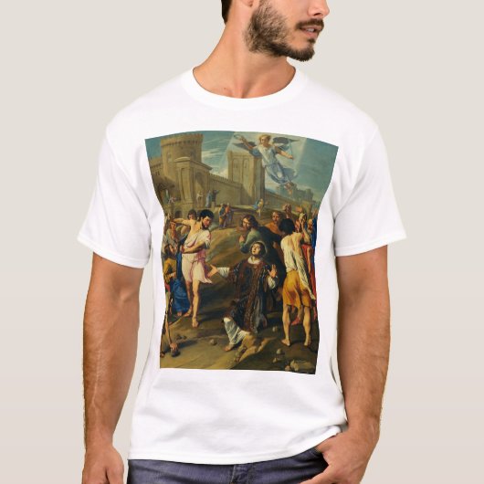 Het martelaarschap van Sint Stefanus T-shirt (Voorkant)