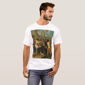 Het martelaarschap van Sint Stefanus T-shirt (Voorkant volledig)
