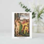 Het martelaarschap van St. Sebastian door Hans Bal Briefkaart (Staand voorkant)