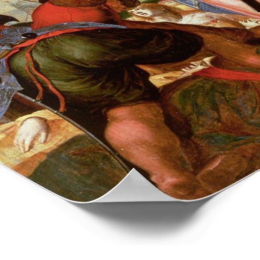 Het martelaarschap van St. Ursula, begin 17e eeuw Poster (Hoek)