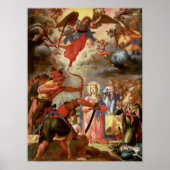 Het martelaarschap van St. Ursula, begin 17e eeuw Poster (Voorkant)