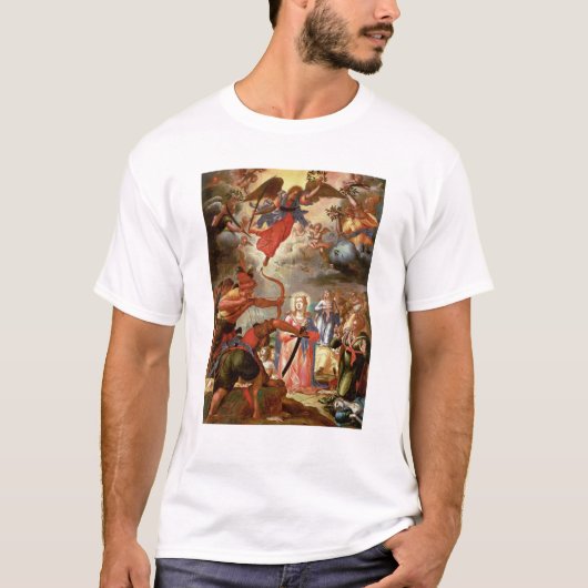 Het martelaarschap van St. Ursula, begin 17e eeuw T-shirt (Voorkant)