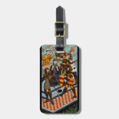Het martelaarschap van Thomas van Canterbury Bagagelabel (Voorkant verticaal)