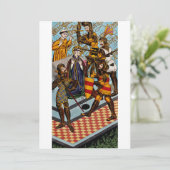 Het martelaarschap van Thomas van Canterbury Bedankkaart (Staand voorkant)