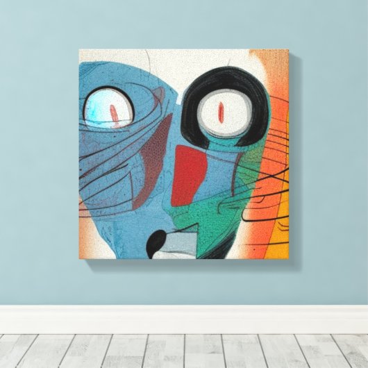 Het Martiaanse Collectie Canvas Afdruk (Insitu (Houten vloer))