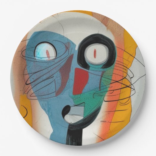 Het Martiaanse Collectie Papieren Bordje (Voorkant)