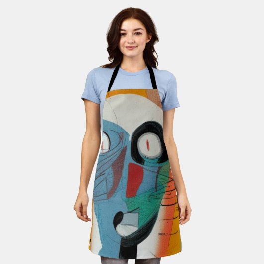 Het Martiaanse Collectie Schort (Gedragen)