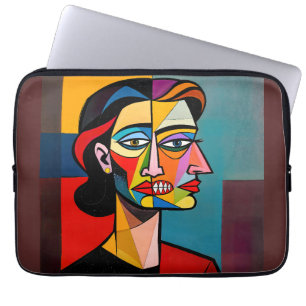 Het Masker en het Monster - Portret van een Bedrie Laptop Sleeve