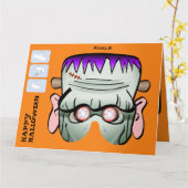 Het Masker Halloween XL van het Document van het Kaart (Gele Bloem)