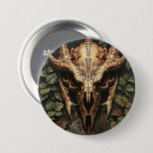 Het Masker Herboren Ronde Button 7,6 Cm (Voorkant /achterkant)