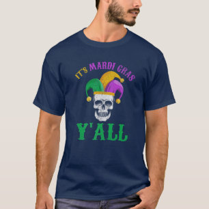 Het Masker Mardi Gras Yall T-shirt Mardi Gras