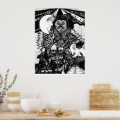 Het masker poster (Keuken)