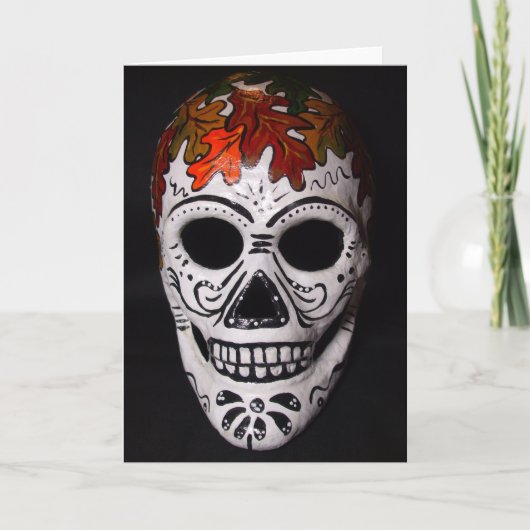 Het Masker van de Schedel van het blad Kaart (Voorkant)