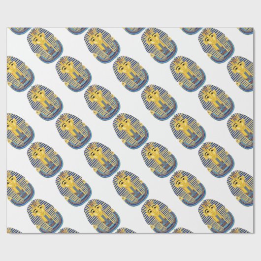 Het Masker van Tutankhamun Cadeaupapier (Vlak)