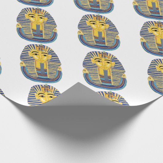 Het Masker van Tutankhamun Cadeaupapier (Hoek)