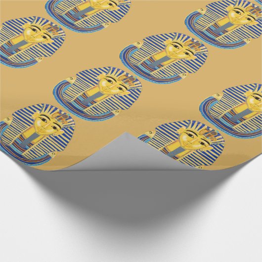 Het Masker van Tutankhamun Cadeaupapier (Hoek)