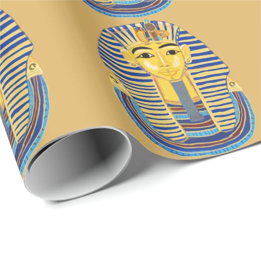 Het Masker van Tutankhamun Cadeaupapier (Rol Hoek)