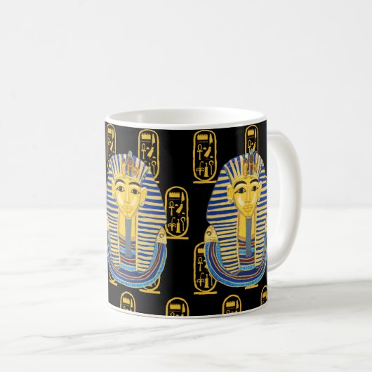 Het Masker van Tutankhamun Koffiemok (Voorkant rechts)