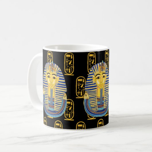 Het Masker van Tutankhamun Koffiemok (Voorkant links)