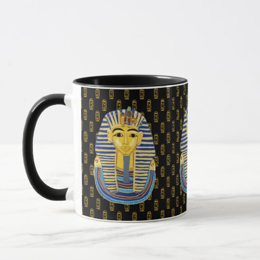 Het Masker van Tutankhamun Mok (Links)