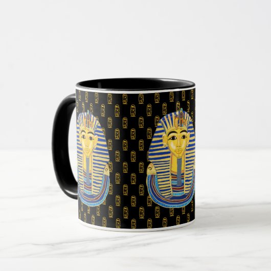 Het Masker van Tutankhamun Mok (Voorkant links)