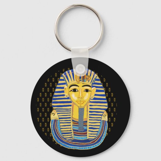 Het Masker van Tutankhamun Sleutelhanger (Voorkant)