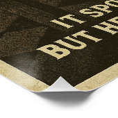 Het masker was nooit levend - een fluisteraar in d perfect poster (Hoek)