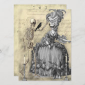 Het Maskerade Bal 2 Kaart (Voorkant / Achterkant)