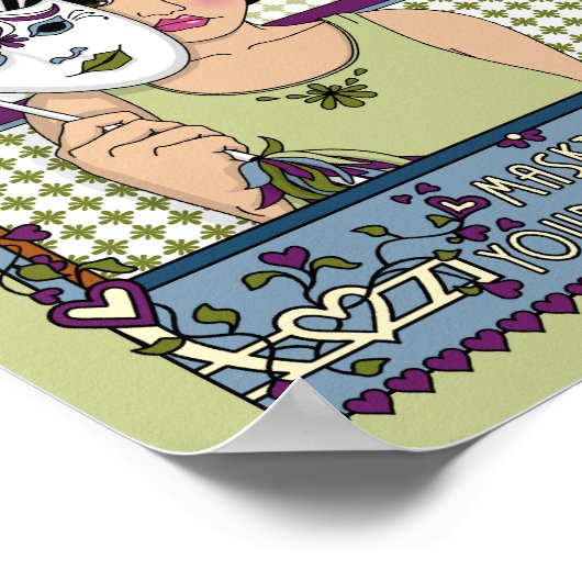 Het maskeren Uw Veelingen_A_8x10 Poster (Hoek)