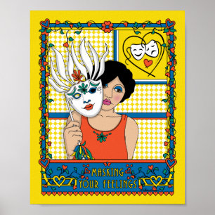 Het maskeren Uw Veelingen_B_8x10 Poster