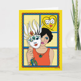 Het maskeren van Uw Veelings_B_Greeting Kaart