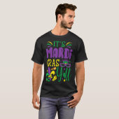 Het Maskerkostuum Mardi Gras Yall Mardi Gras T-shirt (Voorkant volledig)